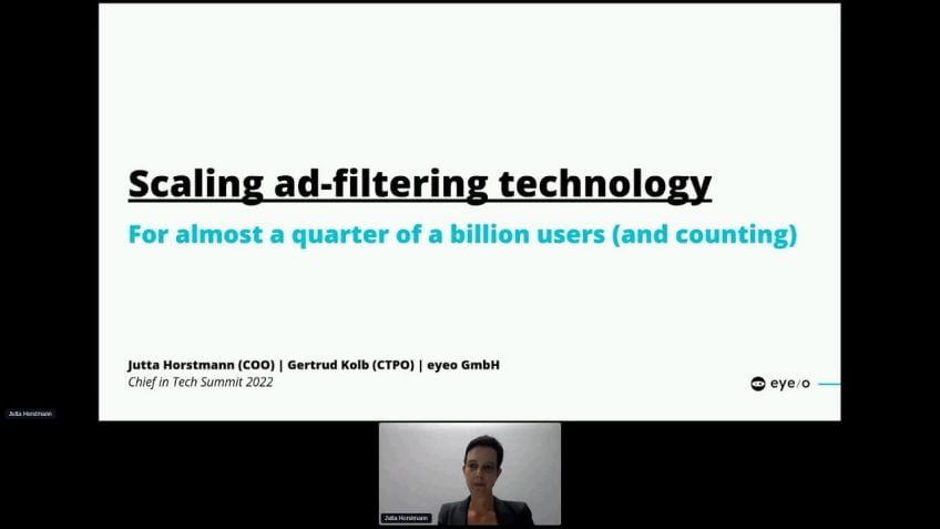 Embedded thumbnail for Scaling ad-filtering tech for almost a quarter billion users (and counting) by Jutta Horstmann