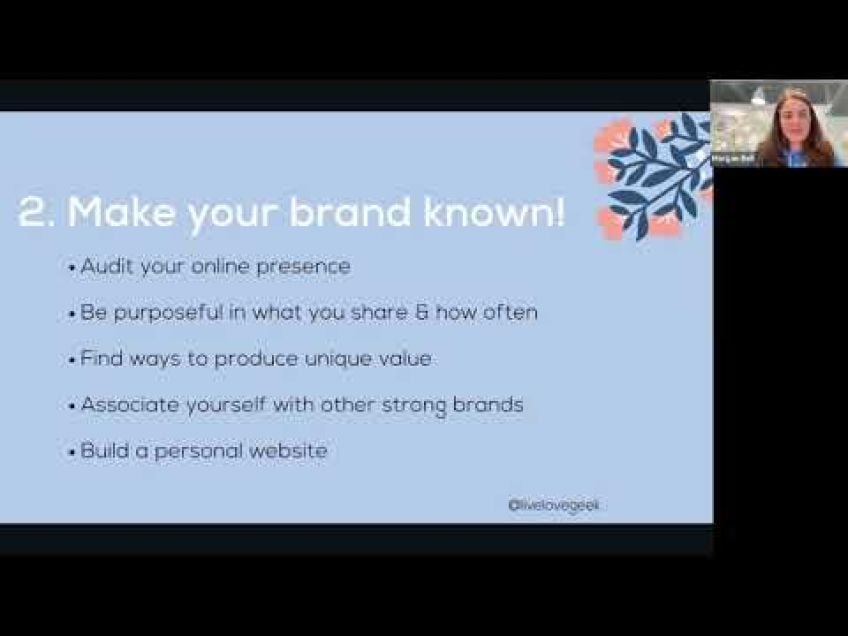 Embedded thumbnail for Personal Branding 101: What is a personal brand and how do I build one?