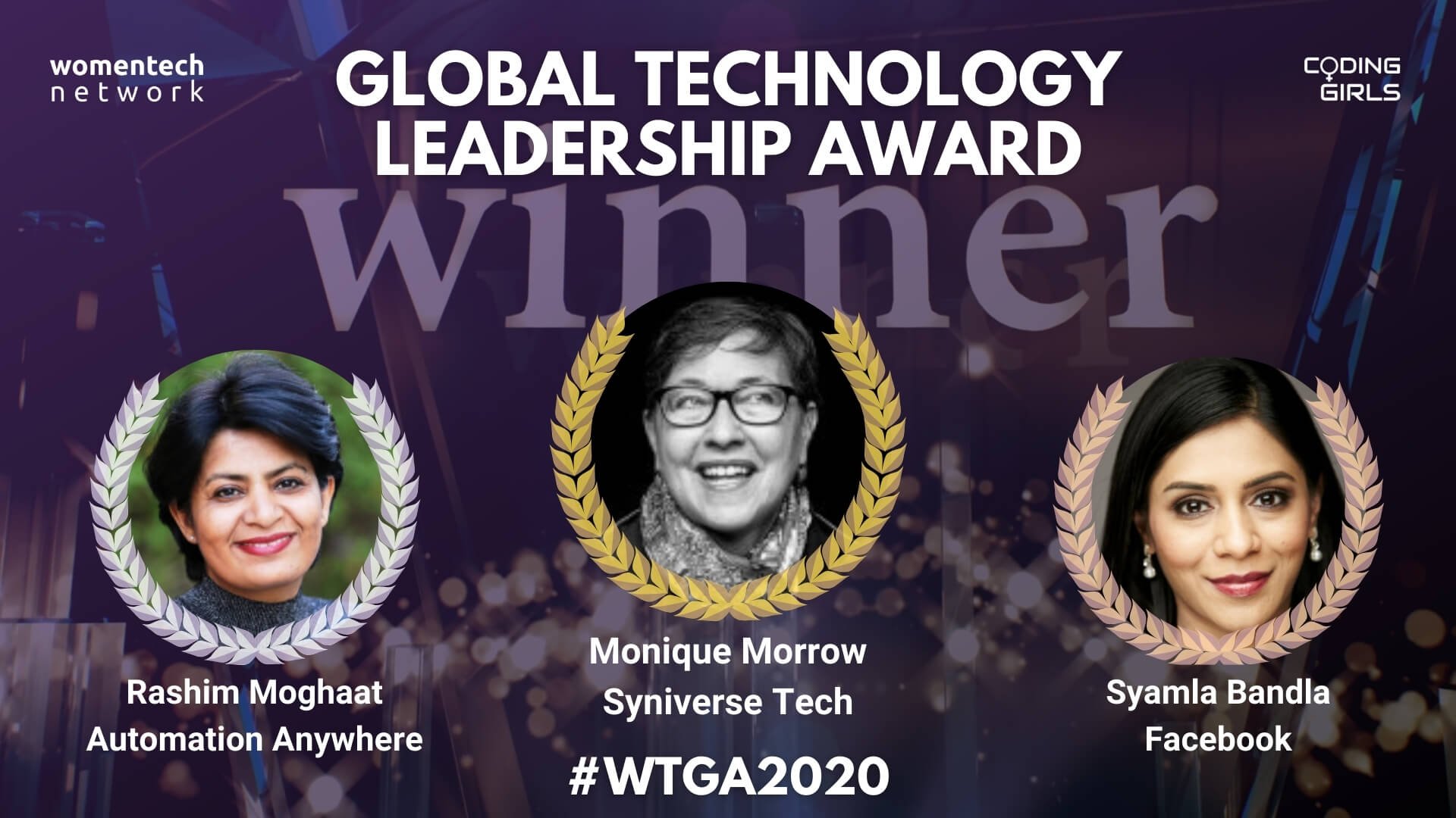 women in tech global technology leadership award