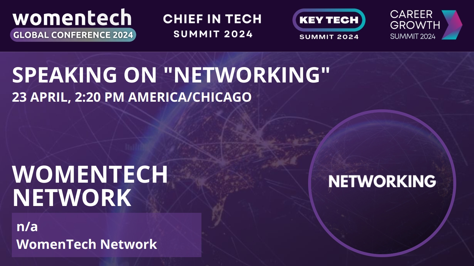 WomenTech Network Speaking at Women in Tech Global Conference 2025