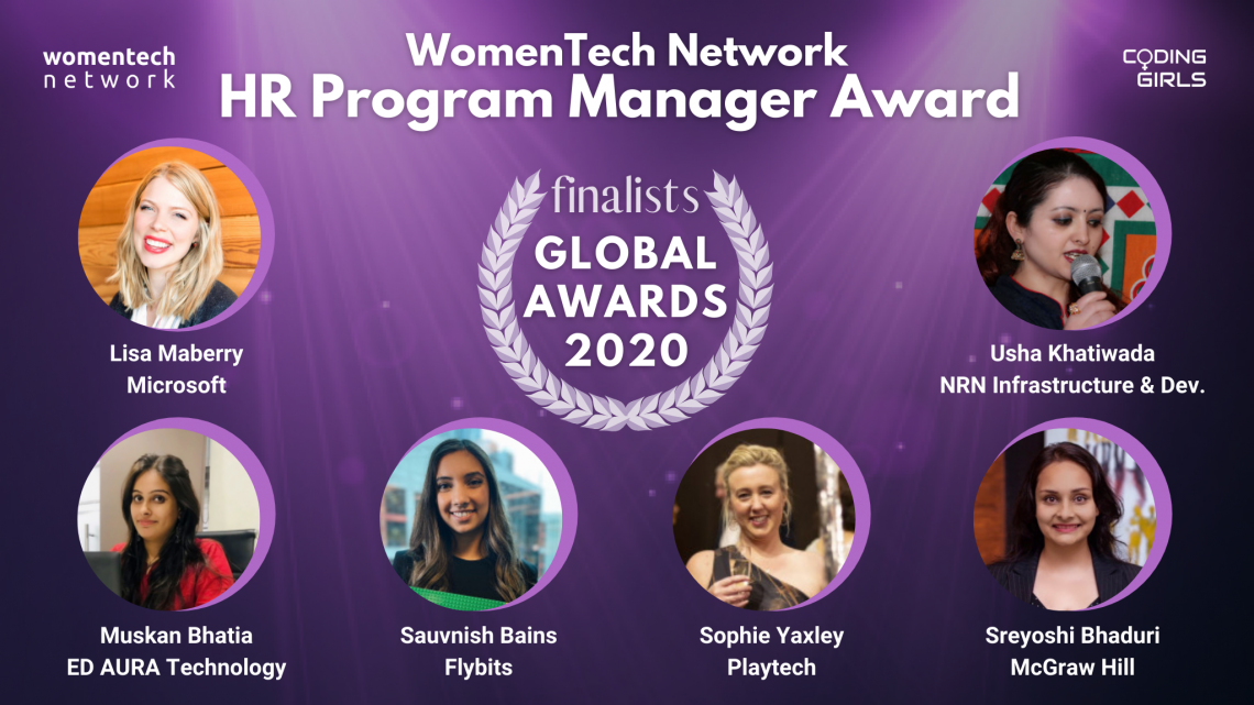 WomenTech Network HR Program Manager Award 2020