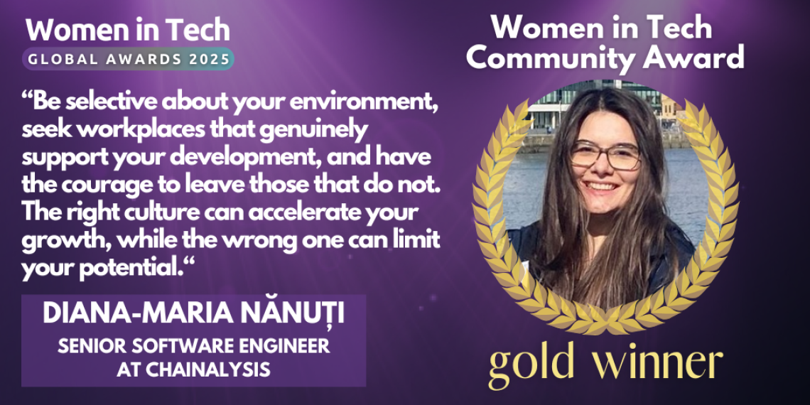 Women in Tech Global Awards 2025 Voices: Winner Diana-Maria Nănuți