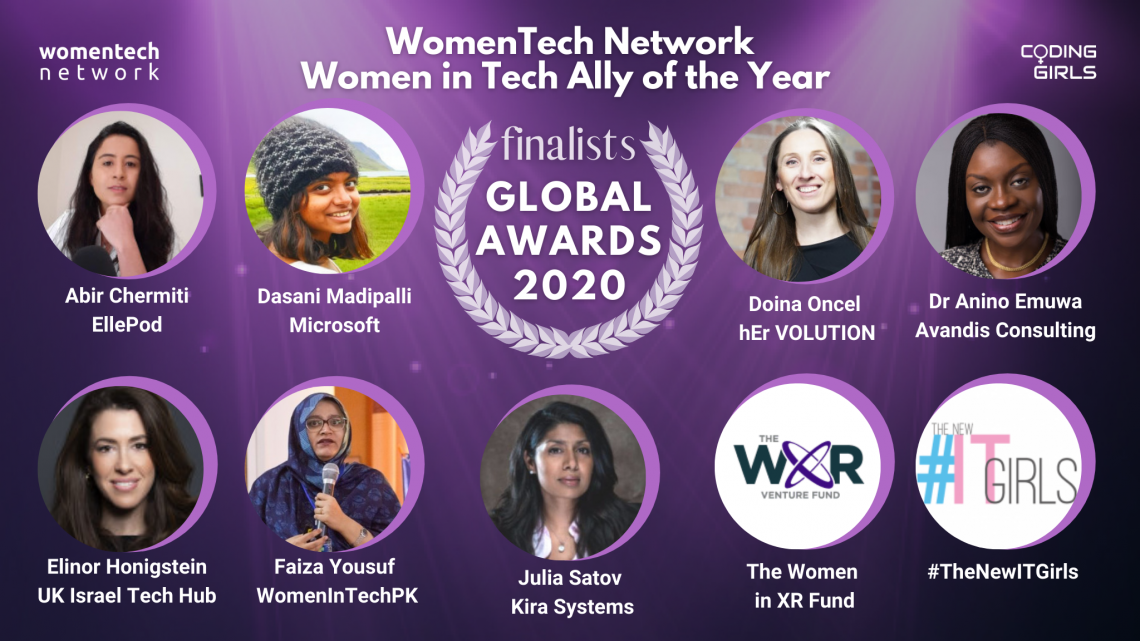 WomenTech Network Women In Tech Ally of the Year 2020