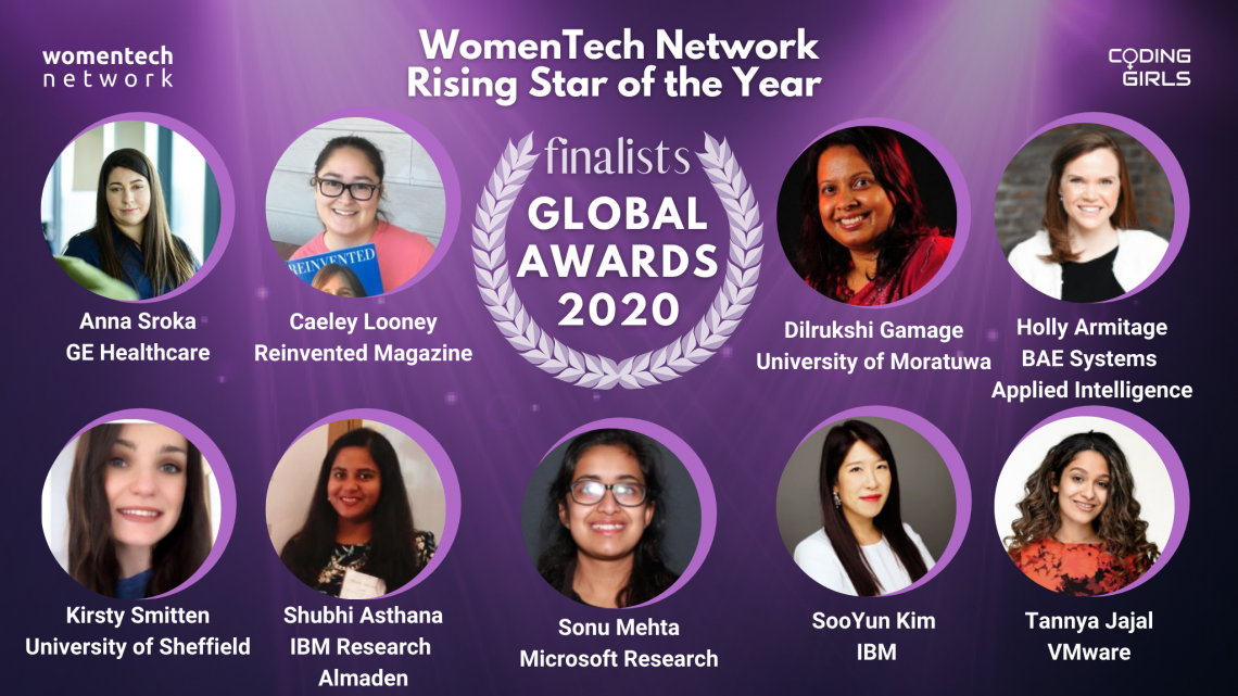 WomenTech Network Rising Star in STEM of the Year Award 2020
