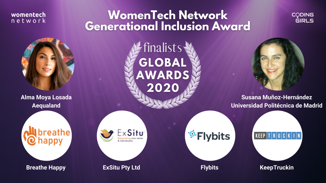 WomenTech Network Generational Inclusion Award 2020