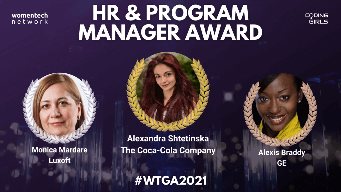 WomenTech Global Awards 2021 Winners: HR & Program Manager of the Year