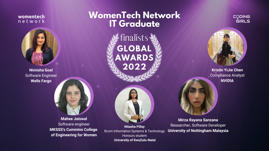 Women tech network IT greaduate finalists