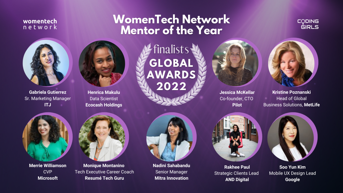 Mentor of the year women tech network