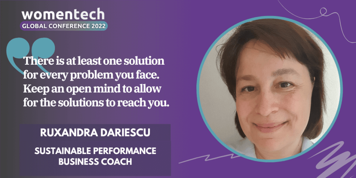 Women in Tech Global Conference Voices 2022 Speaker Ruxandra Dariescu