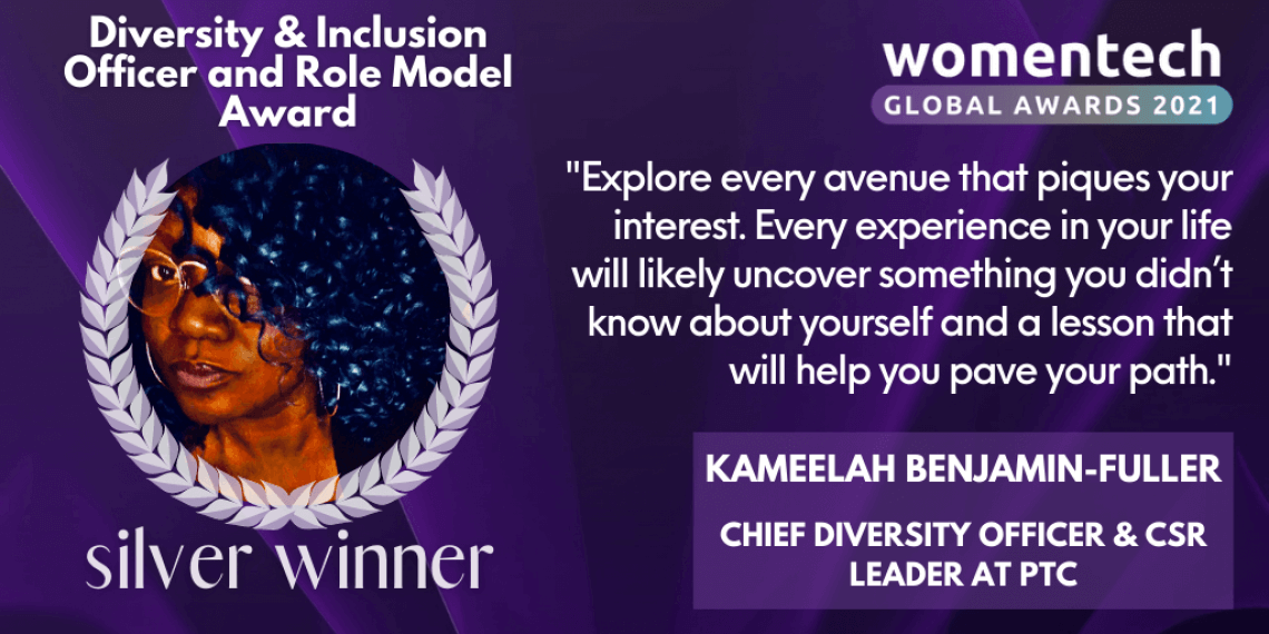 WomenTech Global Awards Voices 2021 Winner Kameelah Benjamin-Fuller