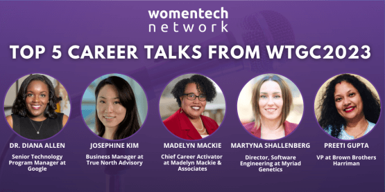 Career talks from women in tech global conference 2023