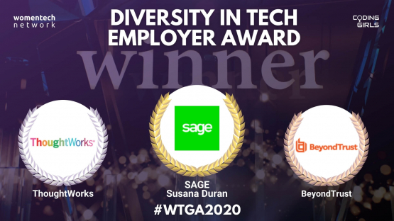 WTGA2020 Diversity in Tech Employer of the Year