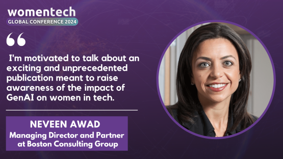 Neveen Awad BCG Women in tech global conference 2024