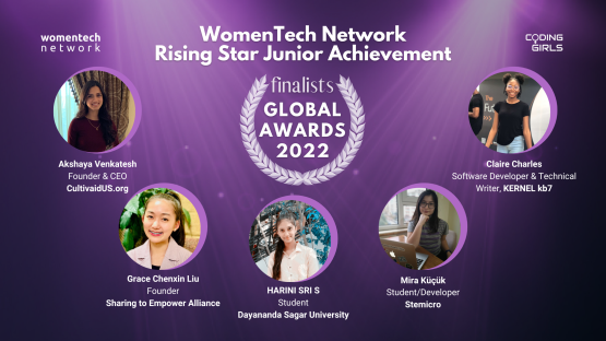 Junior Achievement Rising star women tech network