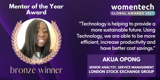 WomenTech Global Awards Voices 2021: Winner Akua Opong