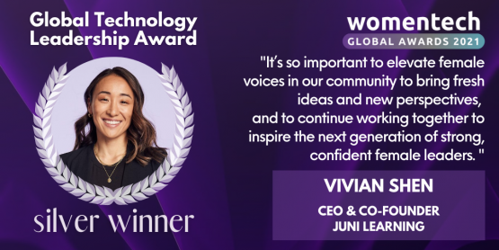 WomenTech Global Awards Voices 2021: Winner Vivian Shen