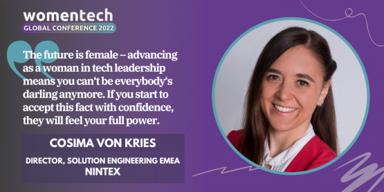 Women in Tech Global Conference Voices 2022 Speaker Cosima von Kries at Nintex