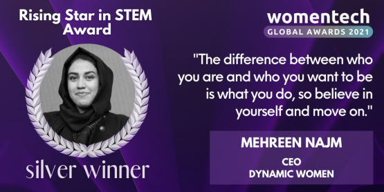 WomenTech Global Awards Voices 2021: Winner Mehreen Najm