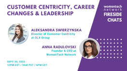 Customer Centricity, Career Changes & Leadership With Aleksandra Swierzynska