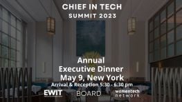Chief in Tech Executive Dinner, April 23, New York