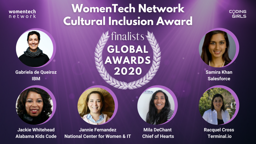 WomenTech Network Cultural Inclusion Award 2020