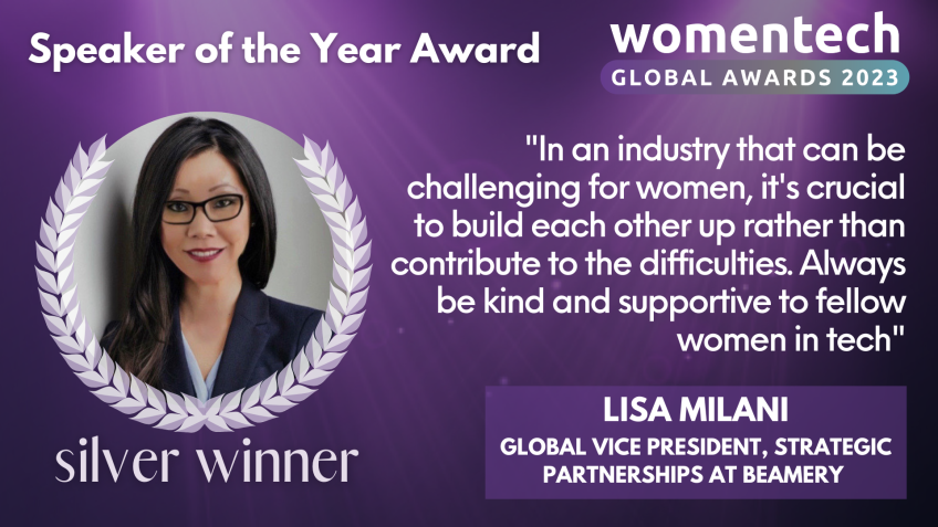 Lisa Milani Women in tech global awards 2023