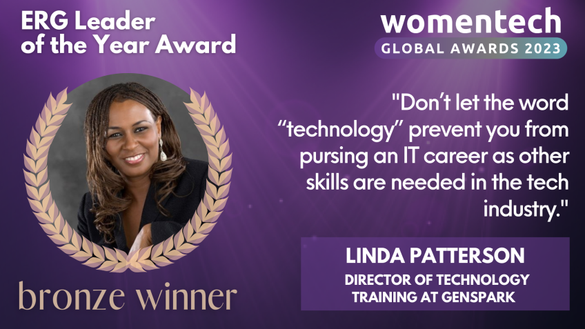 Linda Patterson Women in tech global awards 2023