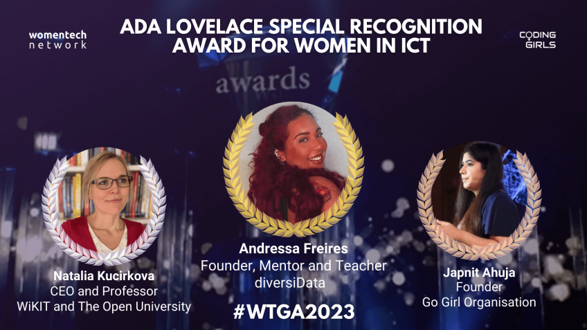 WomenTech Global Awards 2023 Winners: Ada Lovelace Special Recognition Award for Women in ICT