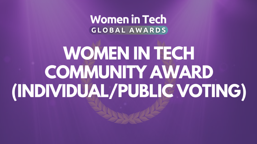 Global Awards 2025 Finalists: Women in Tech Community Award (Individual/Public Voting) 