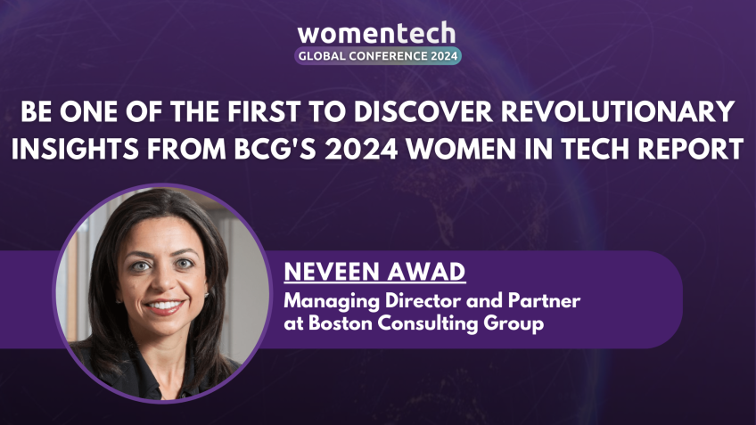 boston consulting group 2024 women in tech report at the conference