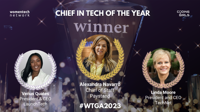 WomenTech Global Awards 2023 Winners: Chief in Tech Leader of the Year Award