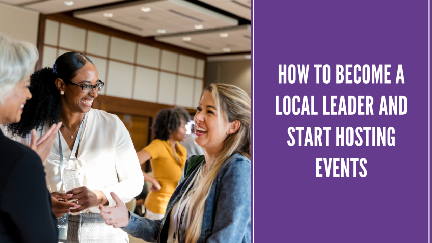 How to become a local leader and start hosting events