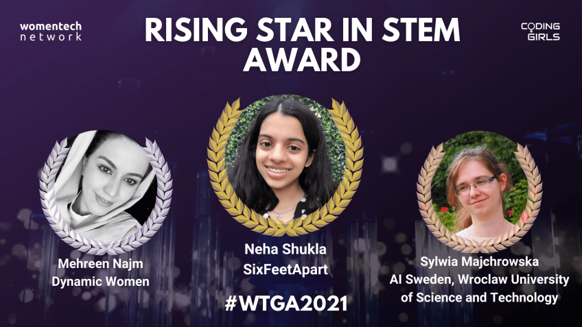 WomenTech Global Awards 2021 Winners: Rising Star in STEM of the Year