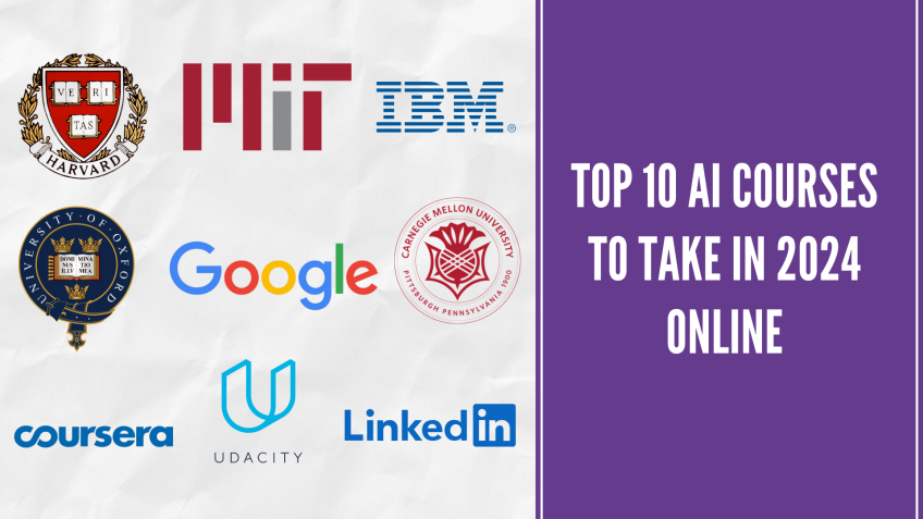 top 10 AI courses online according to womentech network