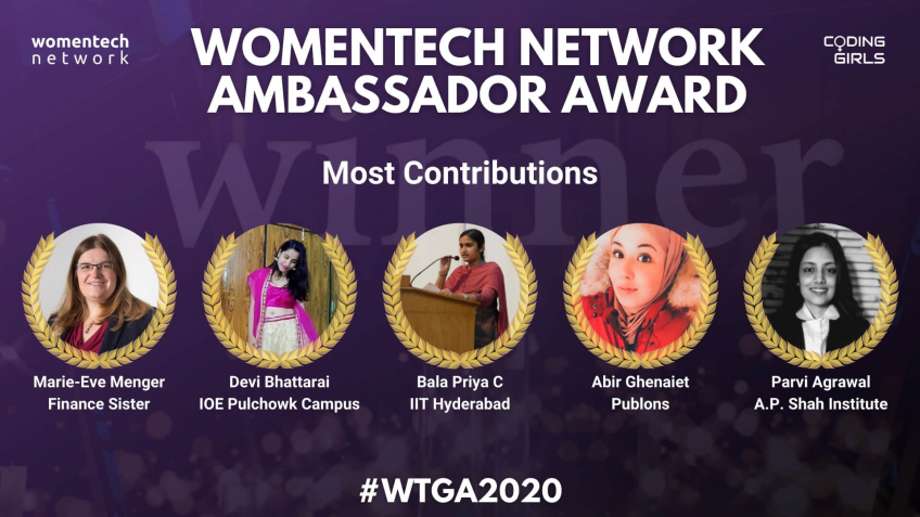 WTGA2020 Ambassador Award