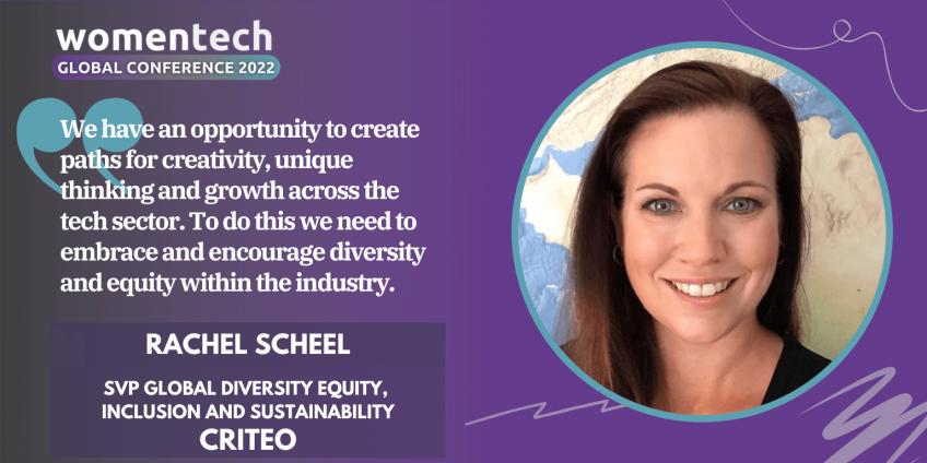 Women in Tech Global Conference Voices 2022 Speaker Rachel Scheel at Criteo
