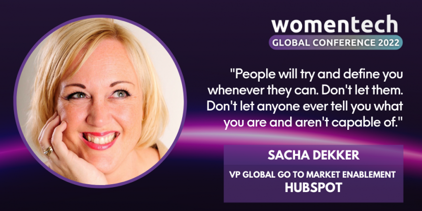 WomenTech Global Conference Voices 2022 Speaker Sacha Dekker
