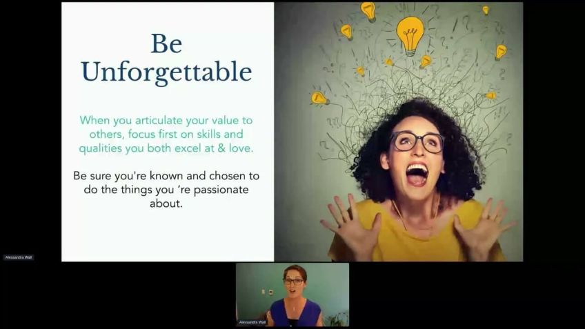 Embedded thumbnail for Now You See Me: How To Articulate Your Value Confidently &amp; Build Visibility in Your Career by Alessandra Wall