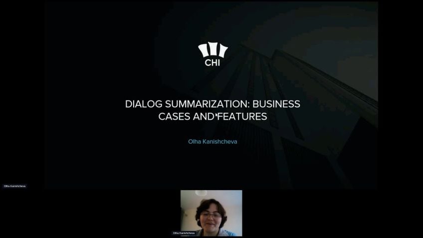 Embedded thumbnail for Dialog Summarization: Business Cases and Features by Olga Kanishcheva