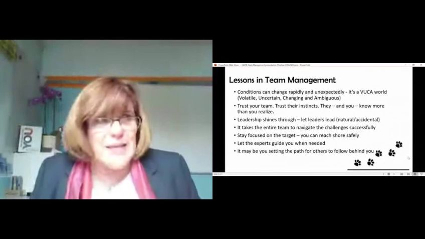 Embedded thumbnail for Joanne Thurlow Team Management as learned from the back of a dog sled