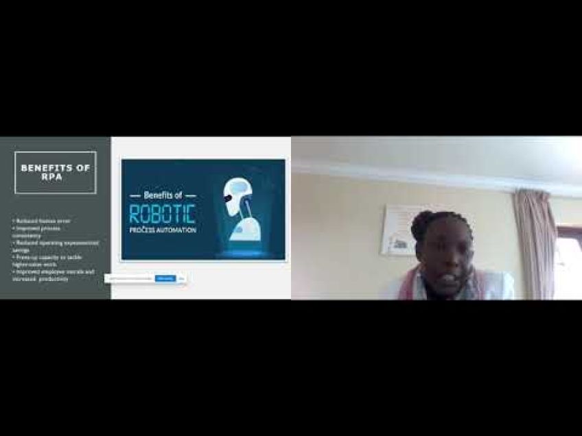 Embedded thumbnail for Sarah Njamu - &quot;The impact of Robotic Process Automation &quot;