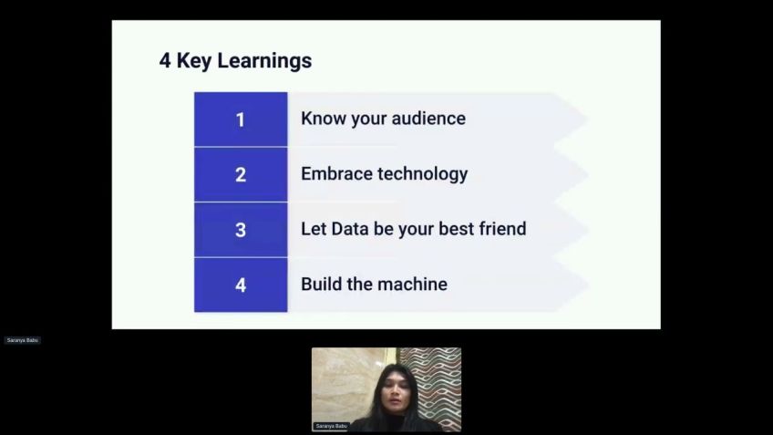 Embedded thumbnail for Lessons Learned from an Engineer turned CMO by Saranya Babu          