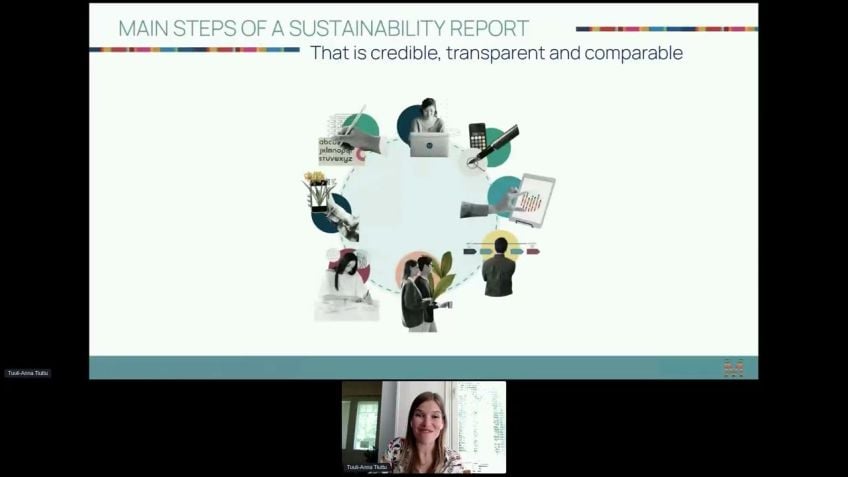 Embedded thumbnail for How to turn your Sustainability Report a real page turner? by Tuuli-Anna Tiuttu