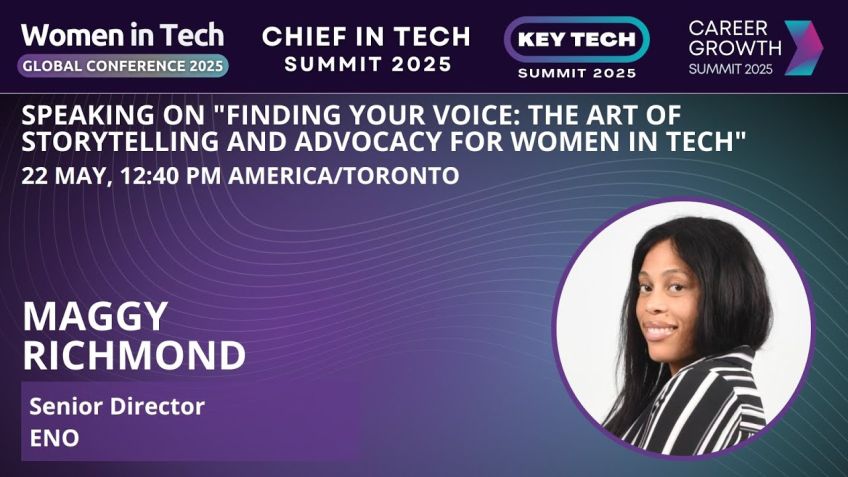Embedded thumbnail for Finding Your Voice: The Art of Storytelling and Advocacy for Women in Tech by Maggy Richmond