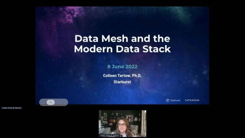 Embedded thumbnail for Data Mesh and the Modern Data Stack by Colleen Tartow, Ph.D.