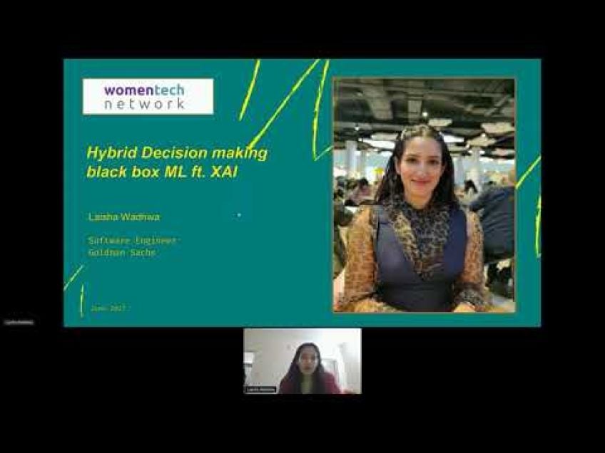 Embedded thumbnail for Hybrid Decision making: Black box ML ft. explainable AI by Laisha Wadhwa 