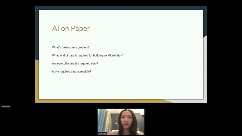 Embedded thumbnail for Deploying AI in Scale at Global Enterprises by Evelyn Mei          
