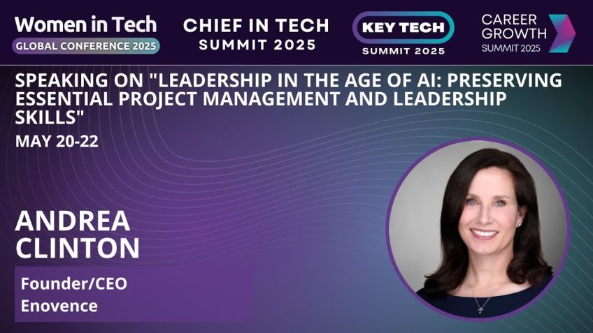 Embedded thumbnail for Leadership in the Age of AI: Preserving Essential Project Management and Leadership Skills by Andrea Clinton