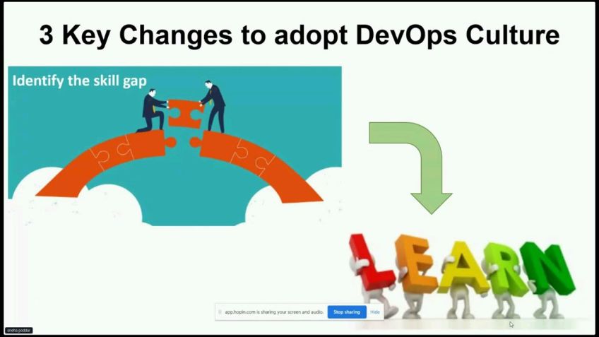 Embedded thumbnail for DevOps is not a role, its a culture by Sneha Poddar          
