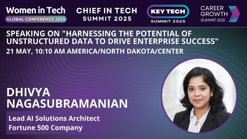 Embedded thumbnail for Harnessing the Potential of Unstructured Data to Drive Enterprise Success by Dhivya Nagasubramanian